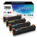 INK E-SALE Replacement for HP 206X Toner Cartridge 4 Color Set  (No Chip)